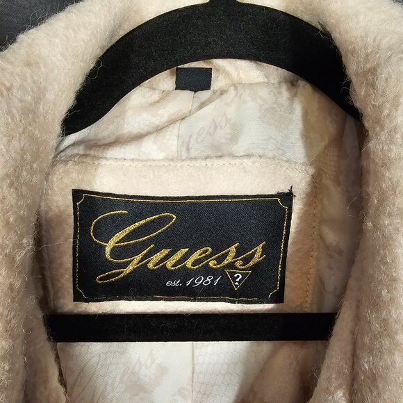 Guess pale pink zippered peacoat. Size M - Picture 4 of 5